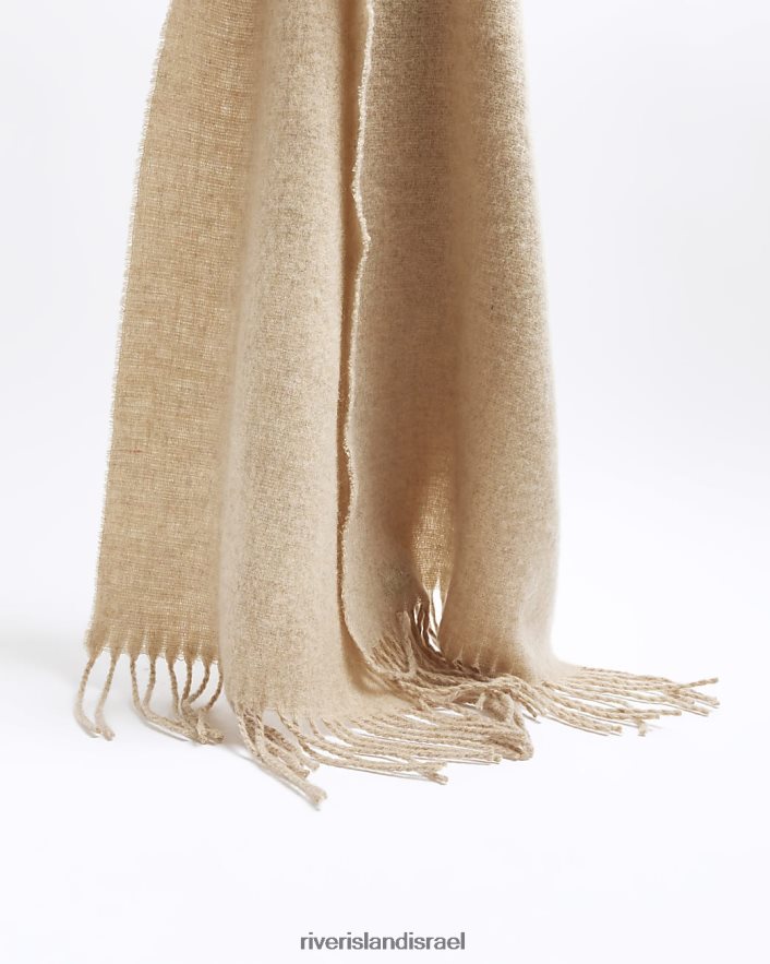 אביזרים River Island צעיף סרוג פרימיום בז' גברים BDZ4082790