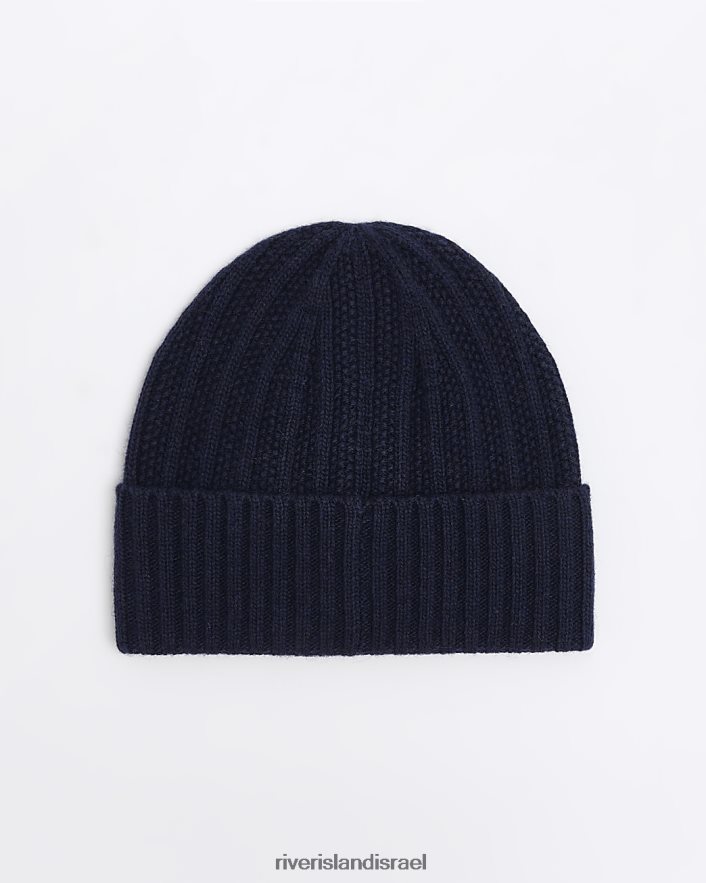 אביזרים River Island כפת תערובת צמר חיל הים גברים BDZ4082796