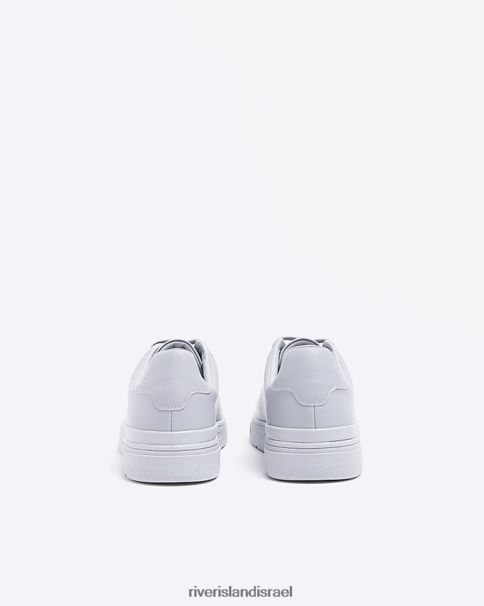 הַנעָלָה River Island נעלי שרוכים עם סוליות שרוכים אפור גברים BDZ4082805