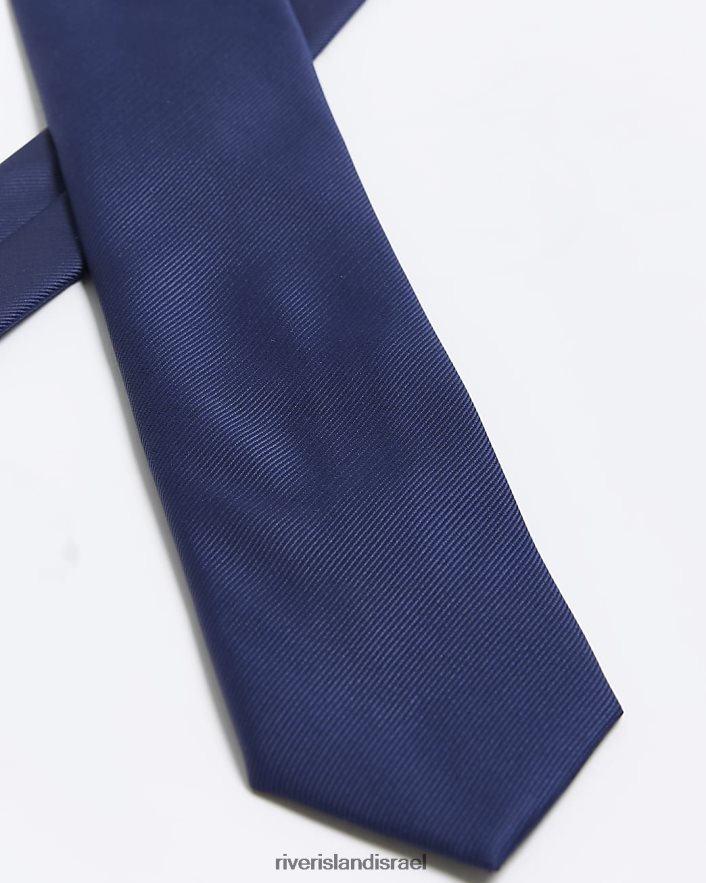 אביזרים River Island עניבה אריג חיל הים גברים BDZ4082851