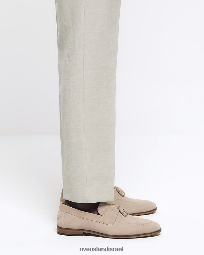 הַנעָלָה River Island נעלי צחצוח גדילי זמש וָרוֹד גברים BDZ4082867