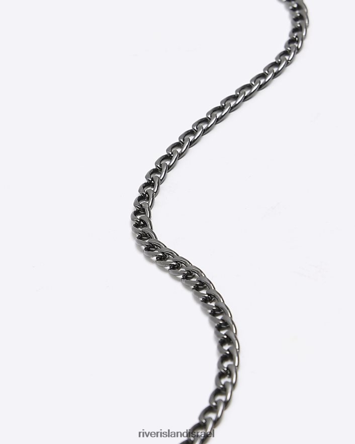 אביזרים River Island שרשרת שרשרת צבעונית כסף גברים BDZ4082914