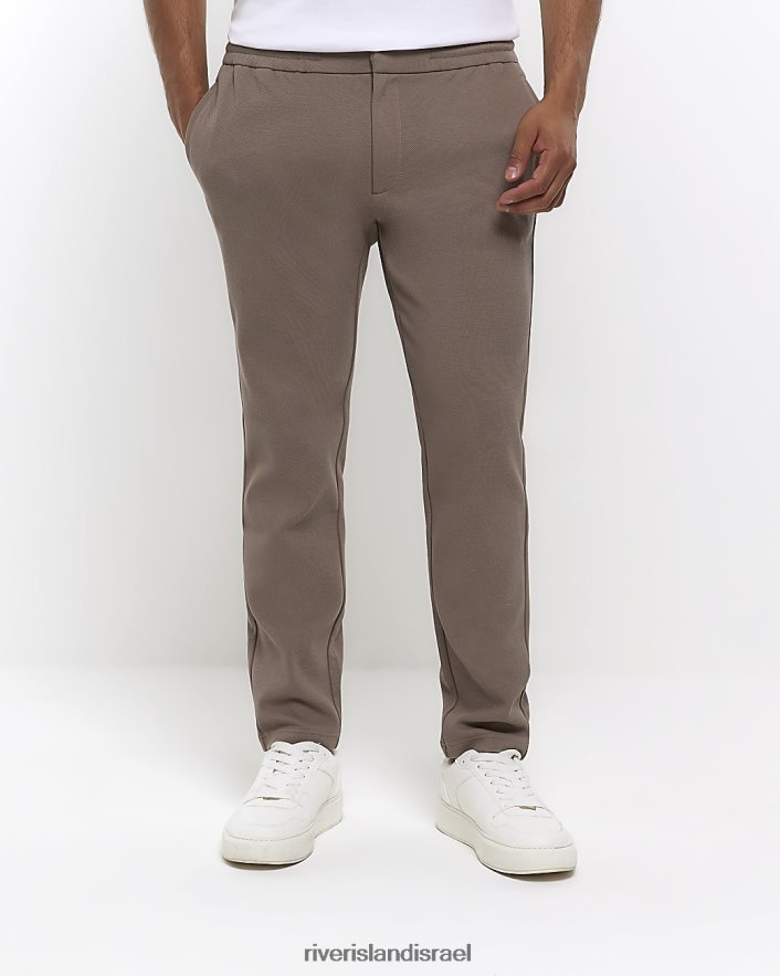 לבוש River Island אריג דק בכושר מושך בג'וגרים חכמים אֶבֶן גברים BDZ4082982