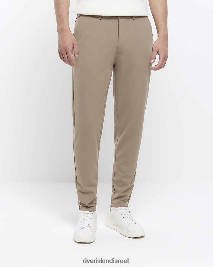 לבוש River Island נעלי ריצה חכמים בכושר דק אֶבֶן גברים BDZ4082998