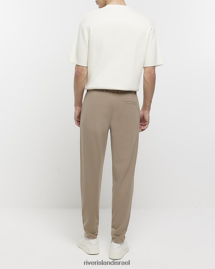 לבוש River Island נעלי ריצה חכמים בכושר דק אֶבֶן גברים BDZ4082998