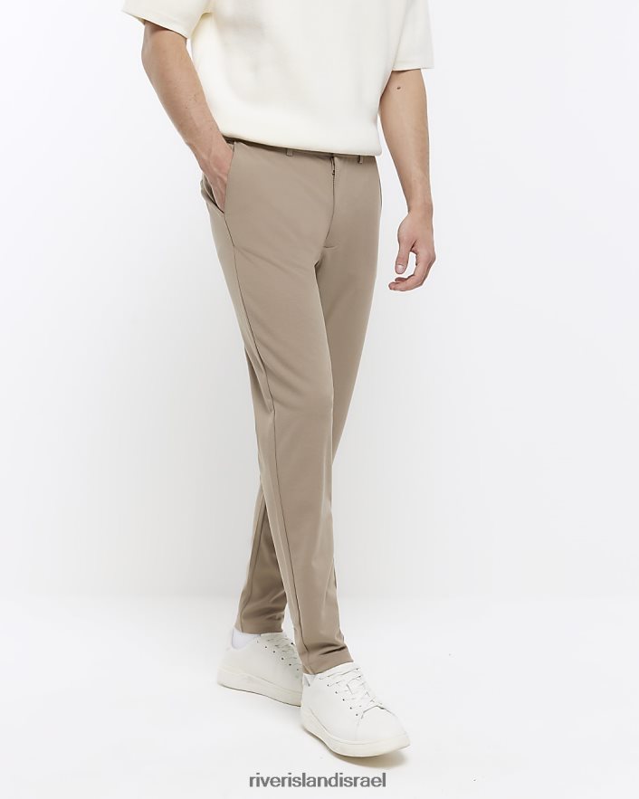 לבוש River Island נעלי ריצה חכמים בכושר דק אֶבֶן גברים BDZ4082998