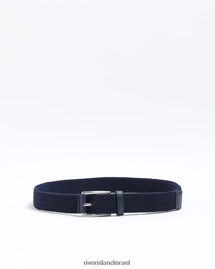 אביזרים River Island חגורת חגורה חיל הים גברים BDZ4082999