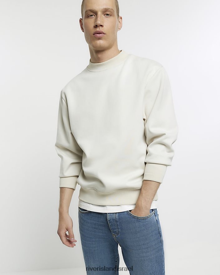 לבוש River Island מכנסי ג'ינס בהתאמה לנעליים מכובס כחול גברים BDZ4083034