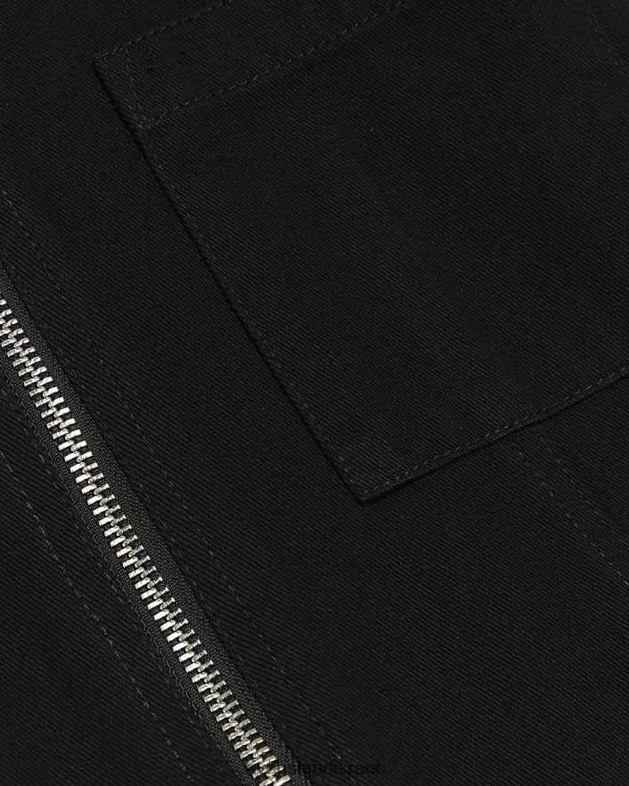 לבוש River Island שמלת שירות עם רוכסן שָׁחוֹר בנות BDZ4083199