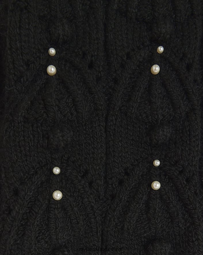 לבוש River Island מגשר לקישוט פנינים שָׁחוֹר בנות BDZ4083225