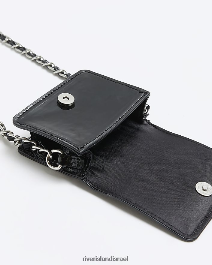 אביזרים River Island ארנק גוף מקושט שָׁחוֹר בנות BDZ4083258