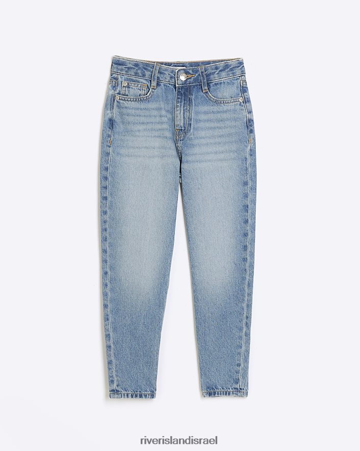 לבוש River Island ג'ינס של אמא כְּחוֹל בנות BDZ4083329