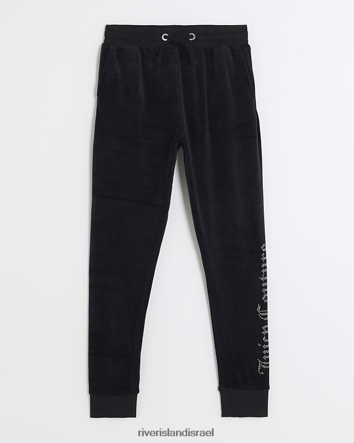 לבוש River Island נעלי ג'וגרי ג'וגרי יהלומנים עסיסי קוטור שָׁחוֹר בנות BDZ4083448