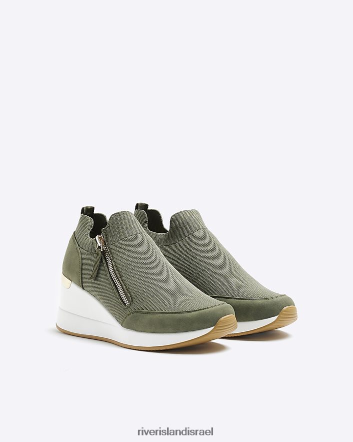 הַנעָלָה River Island להחליק מאמני טריז חָקִי נשים BDZ408348