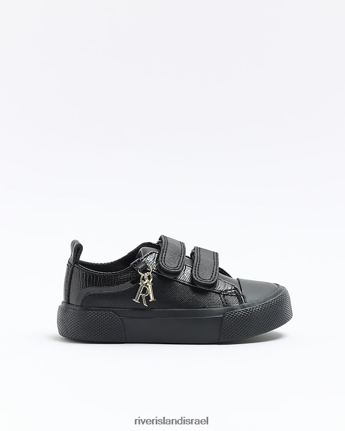 הַנעָלָה River Island מאמני סקוטש מ"ג שָׁחוֹר בנות BDZ4083518