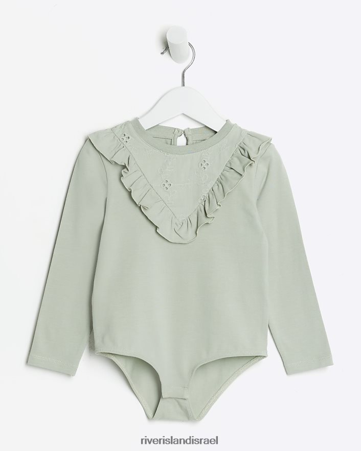 לבוש River Island בגד גוף מ"ג סלסול חָקִי בנות BDZ4083528