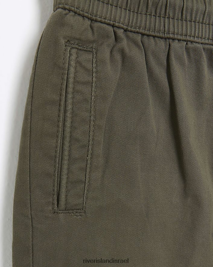 לבוש River Island מכנסי מטען מיני עם חפתים חָקִי בנים BDZ4083550