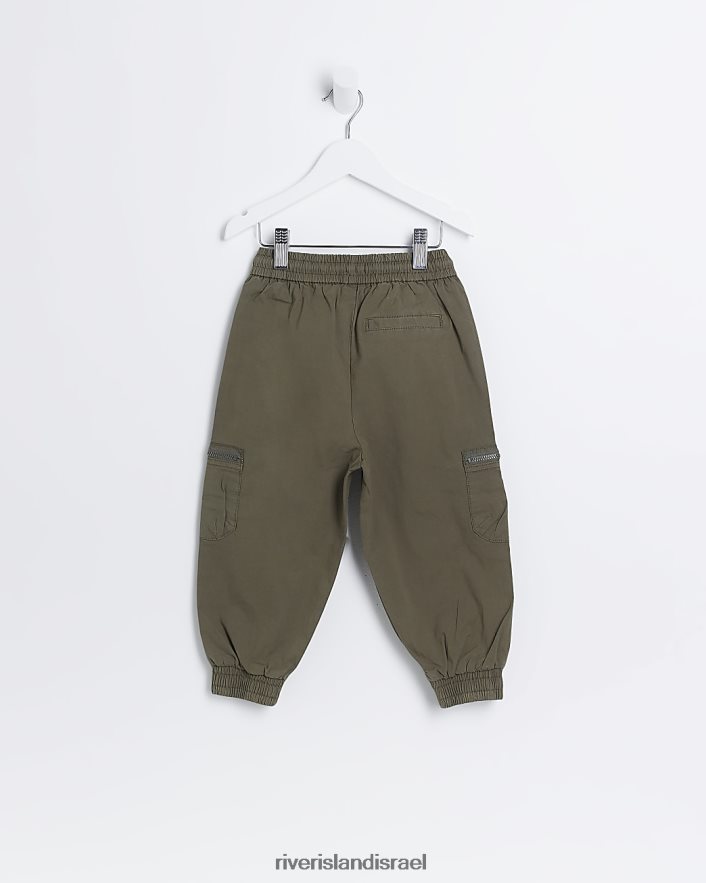 לבוש River Island מכנסי מטען מיני עם רוכסן חָקִי בנים BDZ4083552