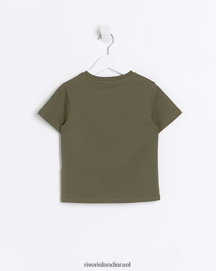 לבוש River Island מיני טי שירט עם שרוולים קצרים חָקִי בנים BDZ4083554