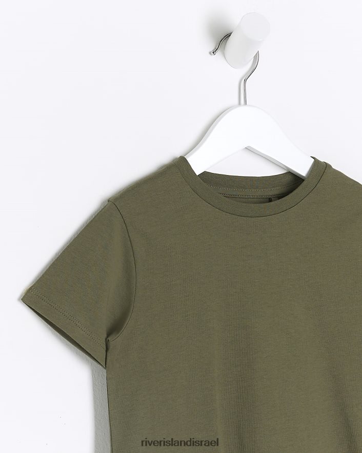 לבוש River Island מיני טי שירט עם שרוולים קצרים חָקִי בנים BDZ4083554