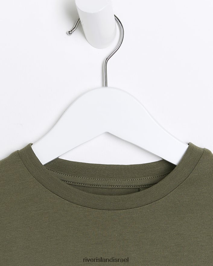 לבוש River Island מיני טי שירט עם שרוולים קצרים חָקִי בנים BDZ4083554