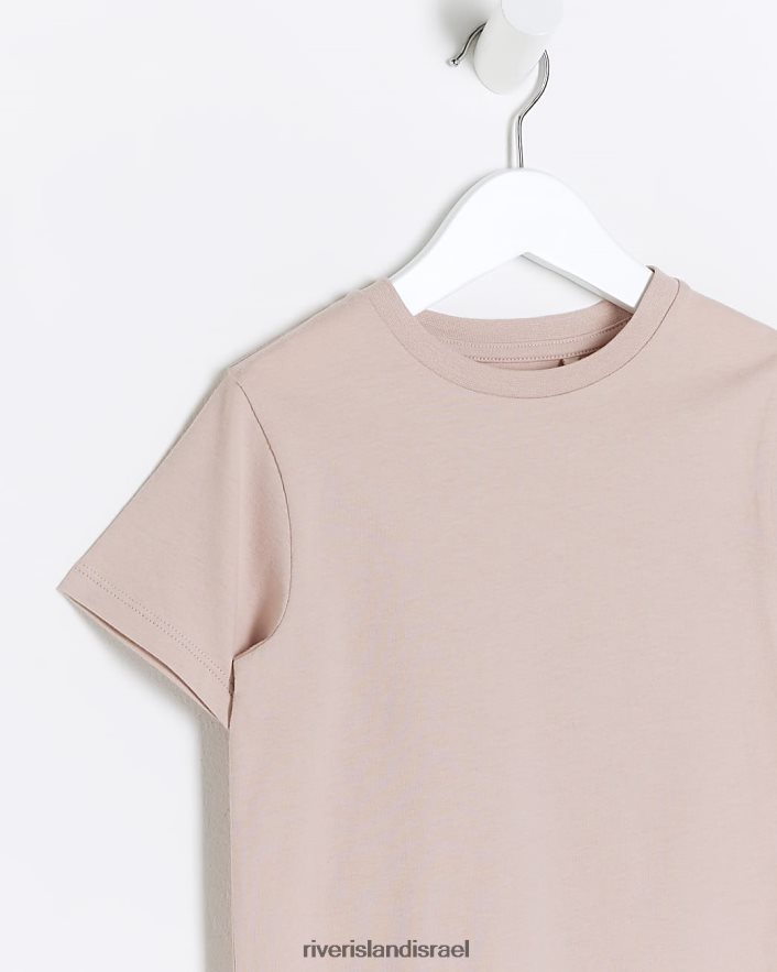 לבוש River Island מיני טי שירט עם שרוולים קצרים וָרוֹד בנים BDZ4083555