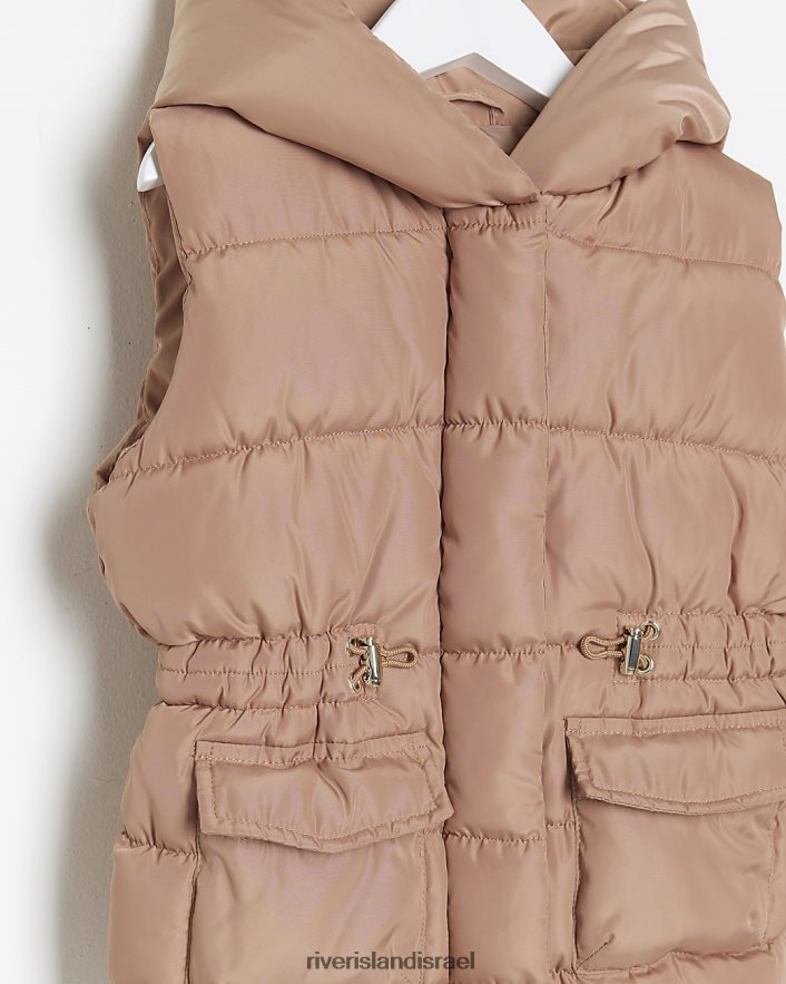 לבוש River Island מג'ט מרופד ברדס בז' בנות BDZ4083573