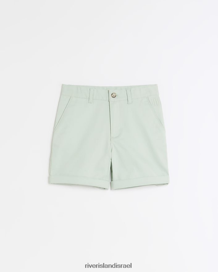 לבוש River Island ב מכנסי צ'ינו נמתחים ירוק בנים BDZ4083674