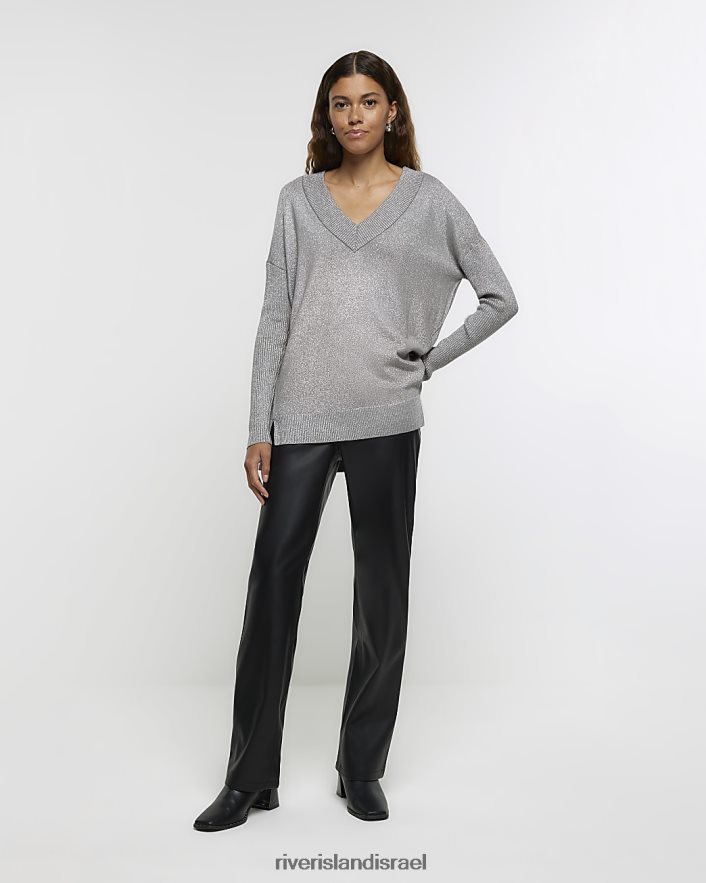 לבוש River Island מגשר קל משקל כסף נשים BDZ4083767