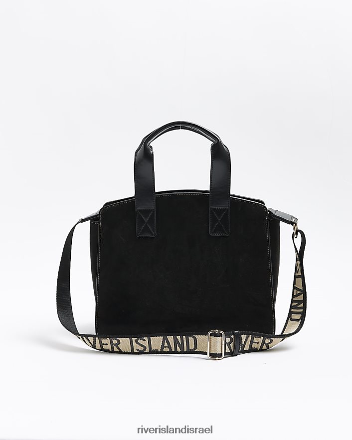 אביזרים River Island תיק עם בולטות קרוק שָׁחוֹר נשים BDZ4083779
