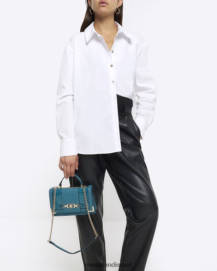 אביזרים River Island תיק צלב גוף רצועת שרשרת כְּחוֹל נשים BDZ4083818