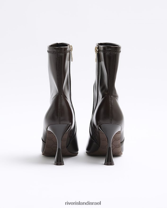 הַנעָלָה River Island מגפונים עם עקבים עם כובע אצבע אָדוֹם נשים BDZ4083841