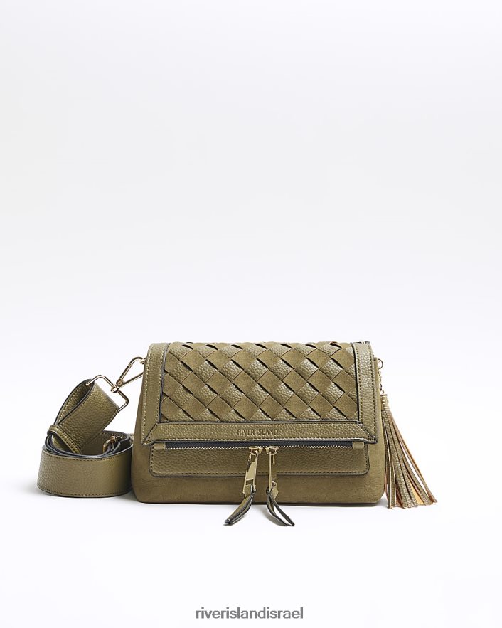 אביזרים River Island תיק קרוס גוף בעל מרקם חָקִי נשים BDZ4083853
