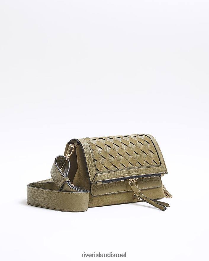 אביזרים River Island תיק קרוס גוף בעל מרקם חָקִי נשים BDZ4083853