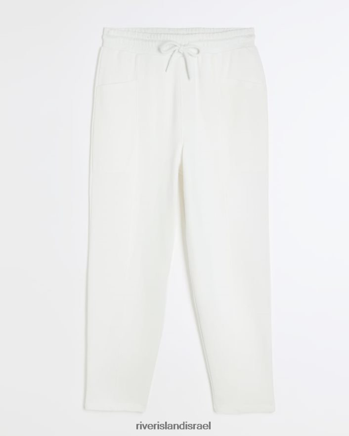 לבוש River Island נעלי ספורט מותניים עם שרוך קרם נשים BDZ4083893