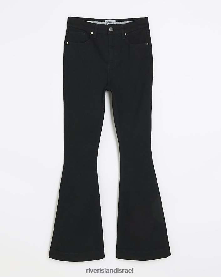 לבוש River Island ג'ינס טכנולוגי בטן שָׁחוֹר נשים BDZ4084039