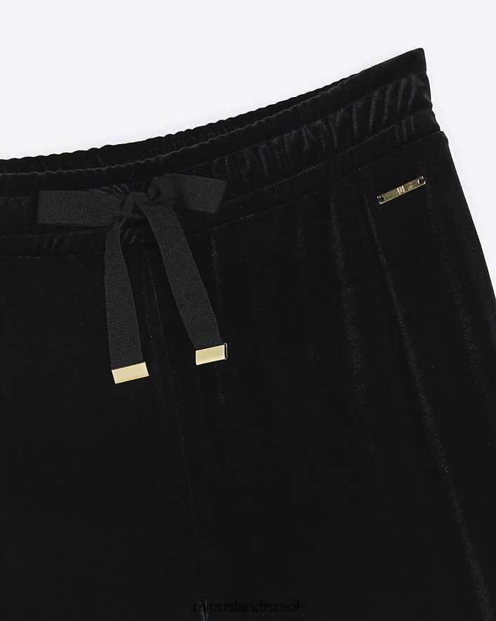 לבוש River Island נעלי ריצה מקטיפה שָׁחוֹר נשים BDZ4084093