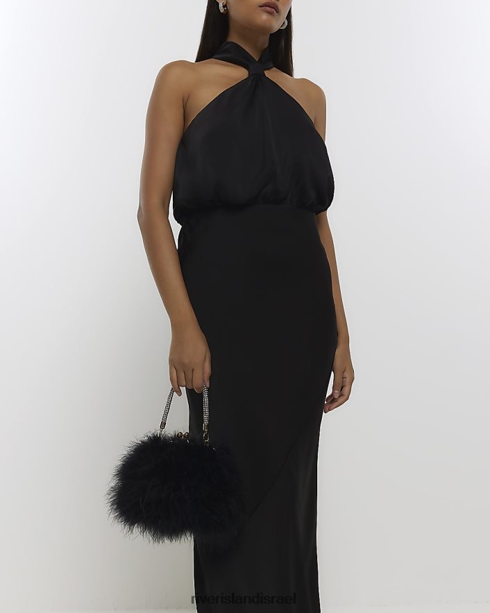 אביזרים River Island תיק חוצה נוצות שָׁחוֹר נשים BDZ4084118