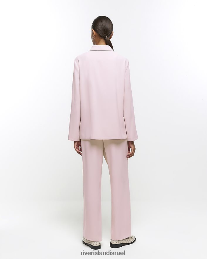 לבוש River Island מכנסיים רחבים וָרוֹד נשים BDZ4084171