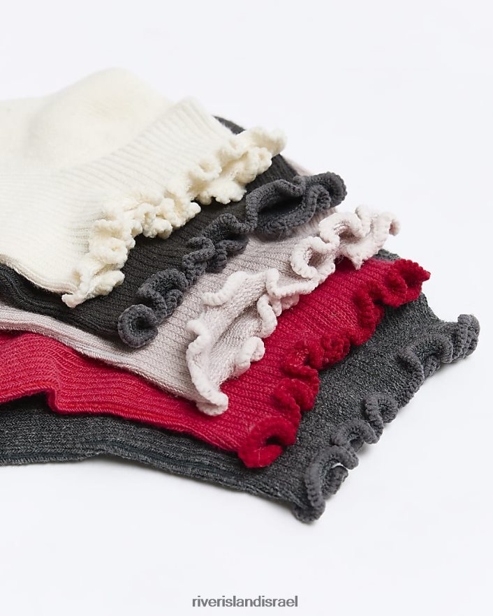 אביזרים River Island גרבי מאמן סלסול רב מארז סָגוֹל נשים BDZ4084182