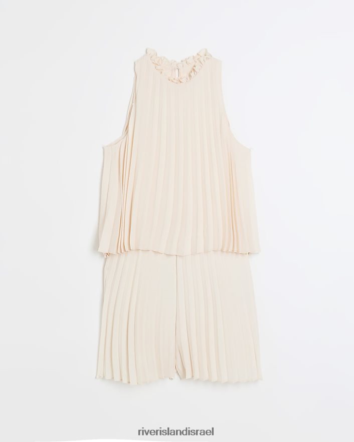 לבוש River Island חליפת משחק בשכבות פליס וָרוֹד נשים BDZ4084189