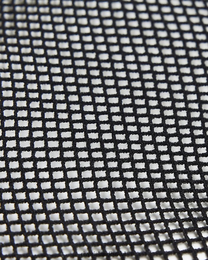 אביזרים River Island גרביים לקצוץ תחרה ברשת דייגים שָׁחוֹר נשים BDZ4084204