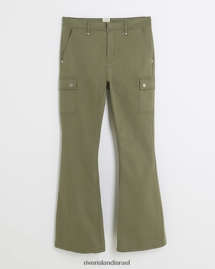 לבוש River Island מכנסי מטען מתרחבים חָקִי נשים BDZ4084205