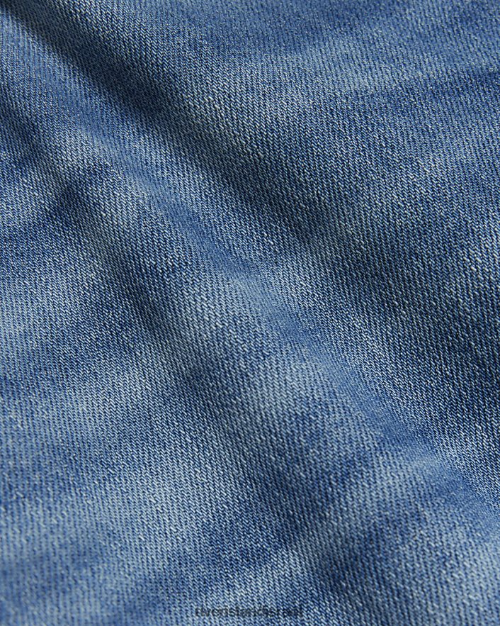 לבוש River Island ג'ינס ישר דק בגזרה גבוהה כְּחוֹל נשים BDZ4084242