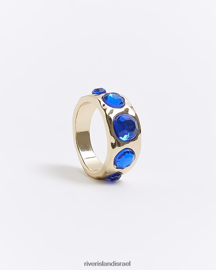 אביזרים River Island טבעת שמנמנה מאבן כְּחוֹל נשים BDZ4084264