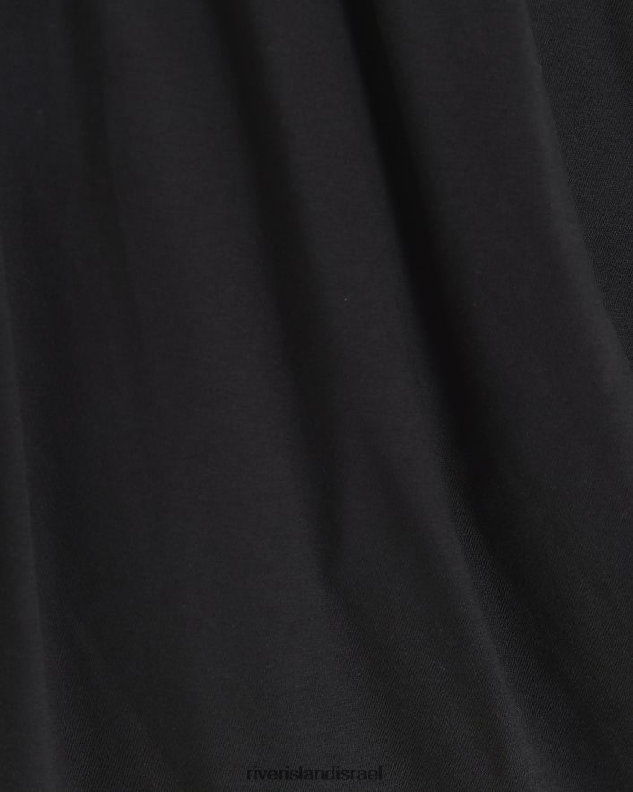 לבוש River Island חלק העליון של כתף אחת שָׁחוֹר נשים BDZ4084268