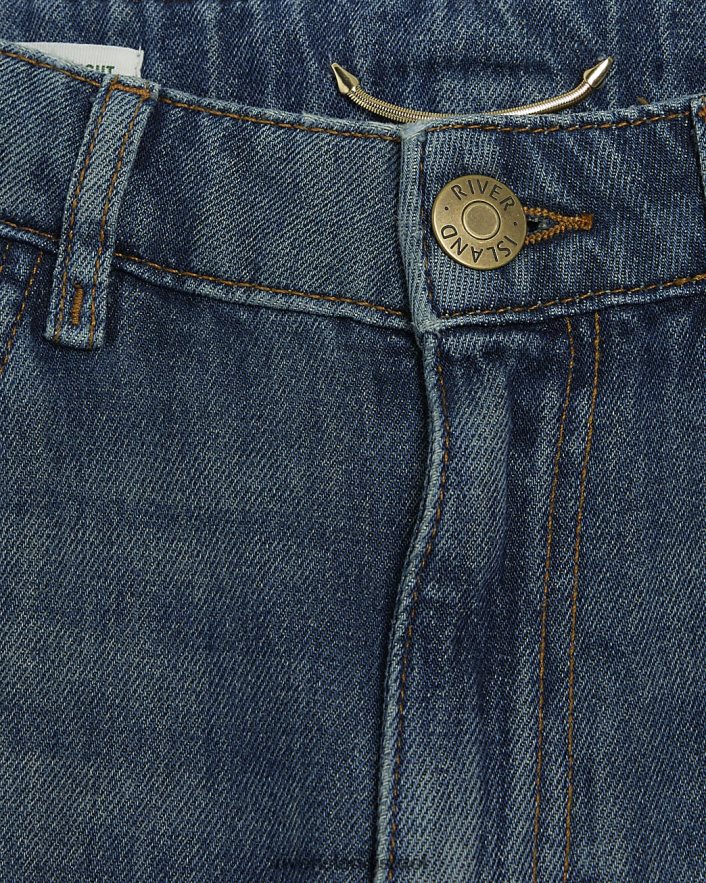 לבוש River Island ג'ינס בגזרת אתחול בגזרה דקיקה כְּחוֹל נשים BDZ4084296