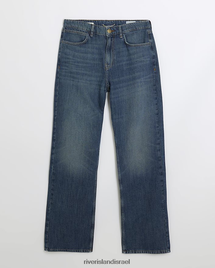 לבוש River Island ג'ינס בגזרת אתחול בגזרה דקיקה כְּחוֹל נשים BDZ4084296