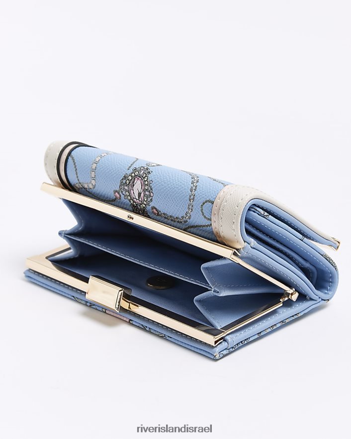 אביזרים River Island ארנק קליפ העליון בהדפס צעיף כְּחוֹל נשים BDZ4084449