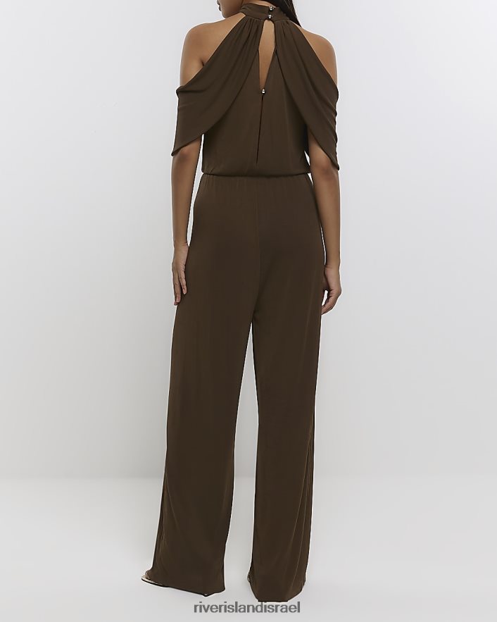 לבוש River Island סרבל צווארון כתף קרה חָקִי נשים BDZ4084544